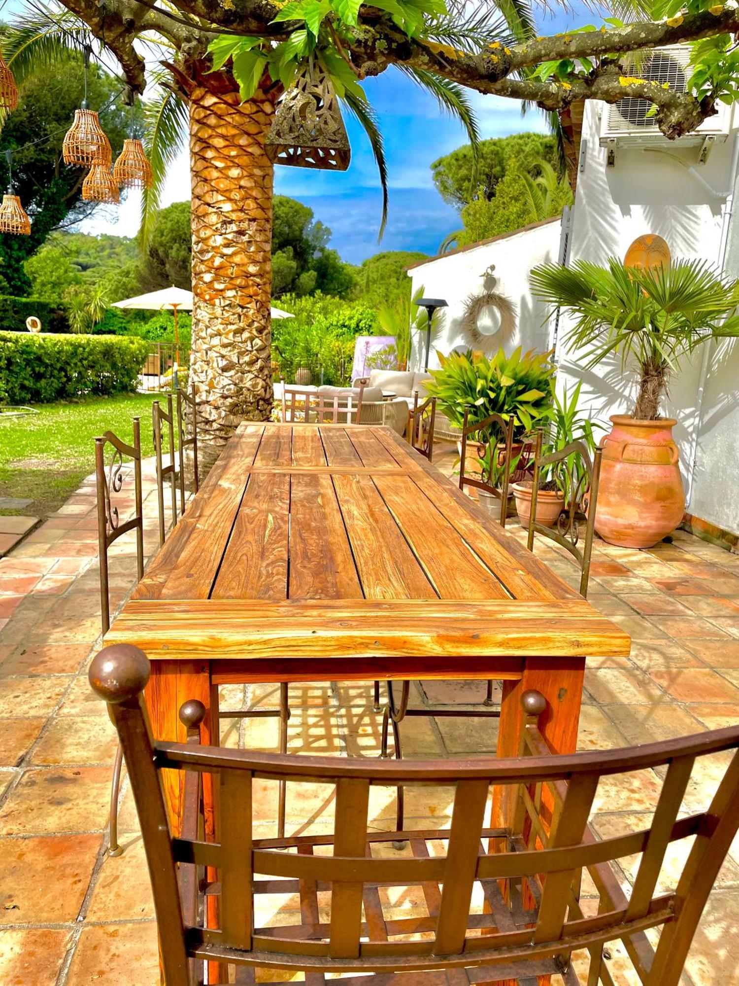 Provencale Golfe St Tropez Climatisee Piscine Chauffee, Spa, Billard, Wifi Debit Pro * Gassin