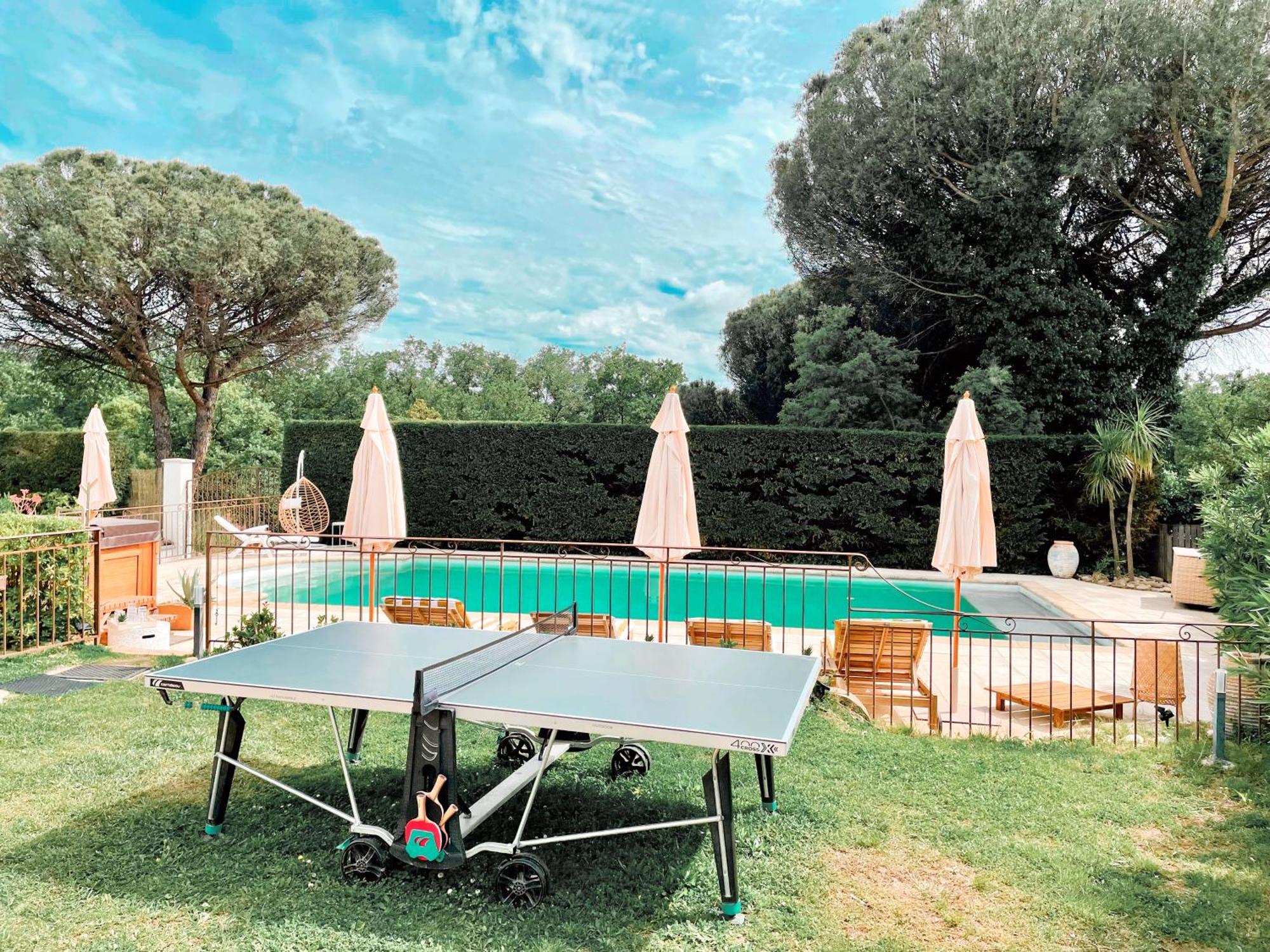 Villa Provencale Golfe St Tropez Climatisee Piscine Chauffee, Spa, Billard, Wifi Debit Pro Gassin